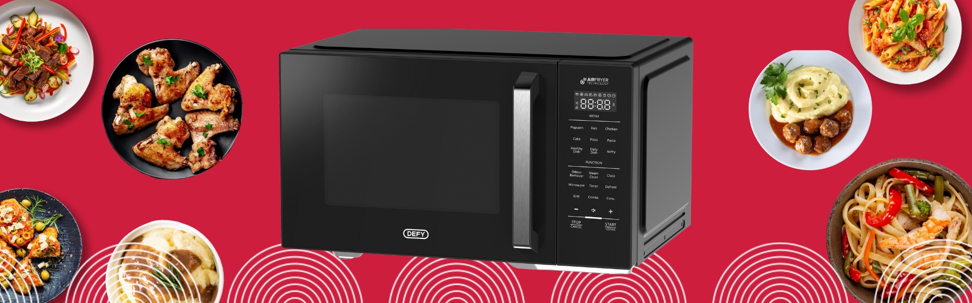 How to set the digital clock on Microwave.