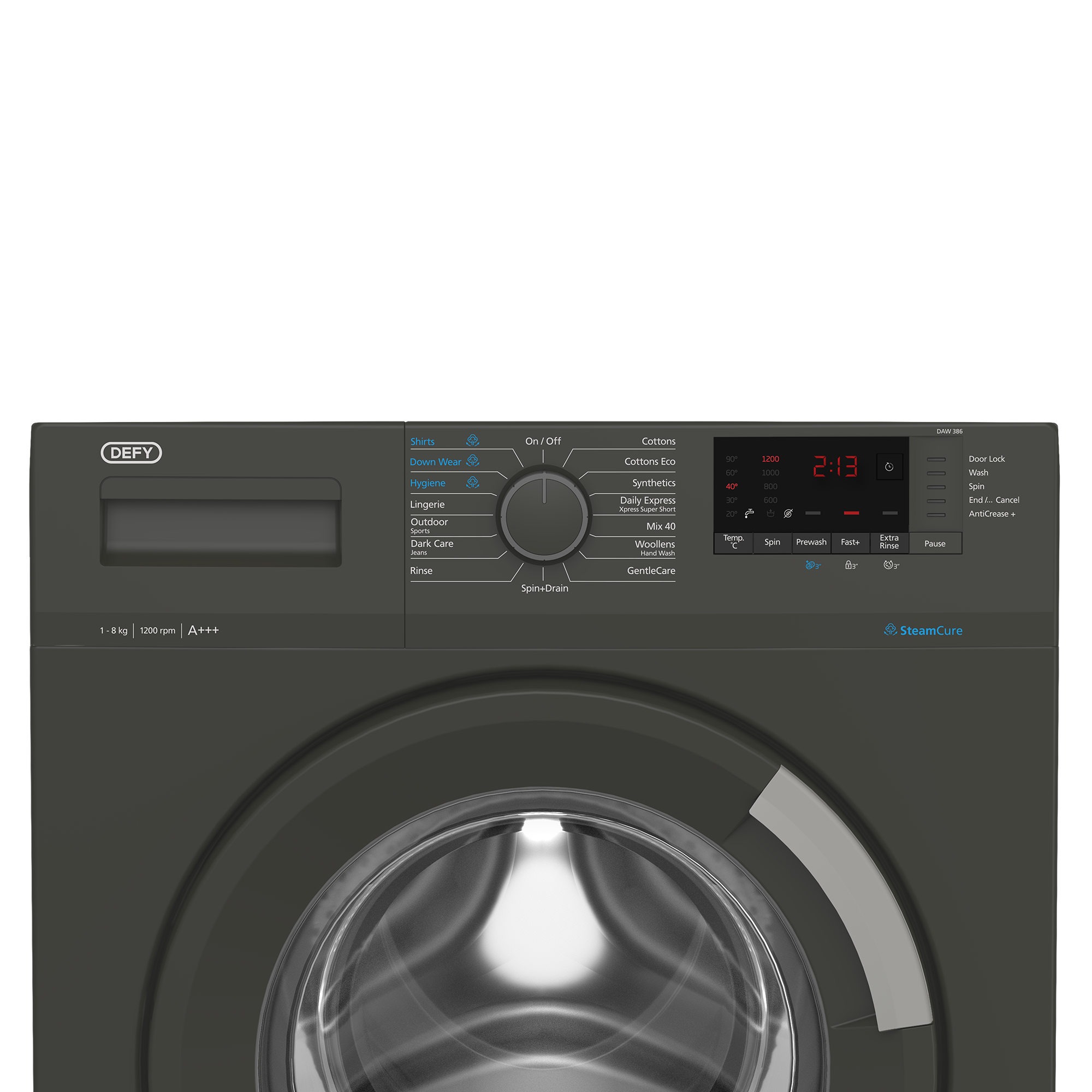 DAW386 Freestanding Washing Machines Front Loading DEFY