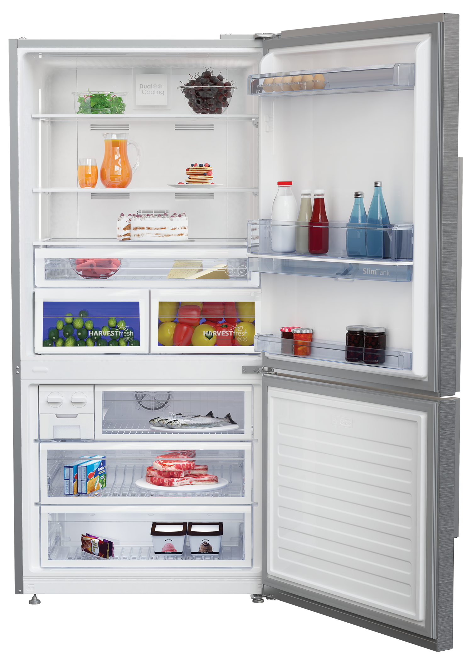 Fridge freezer a++ frost free on sale
