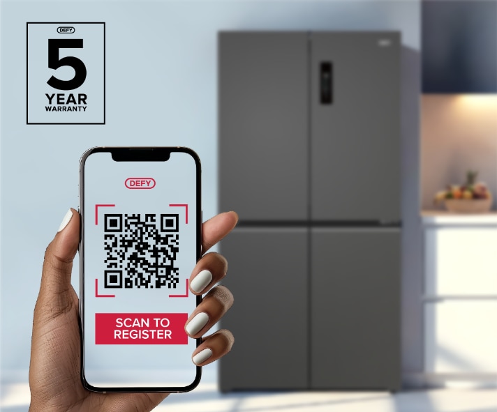 Inverter compressor illustration with energy efficiency indicator.