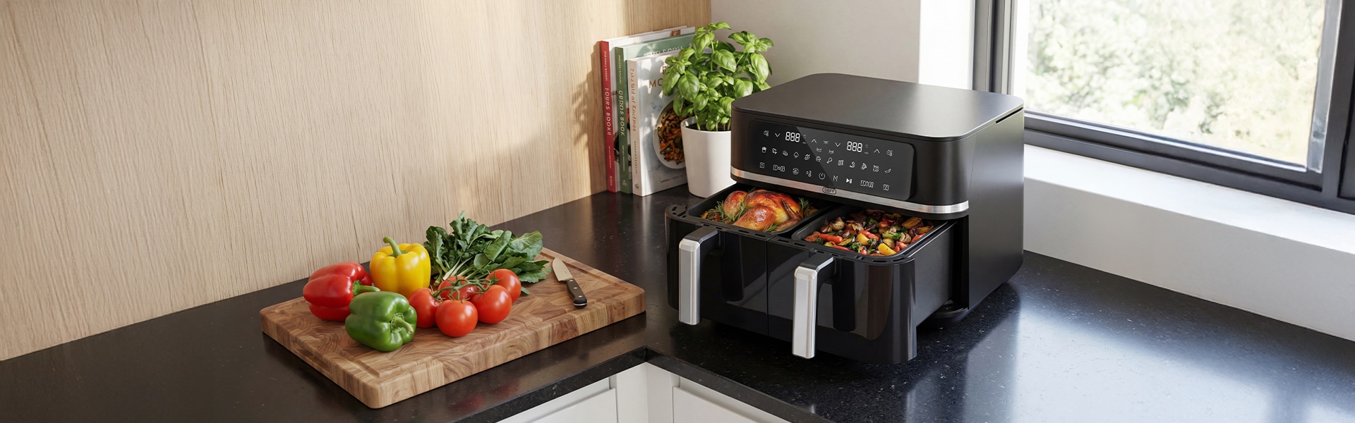 Double the Convenience, One Solution: The Defy Dual Basket Air Fryer DAF 6386 DBD