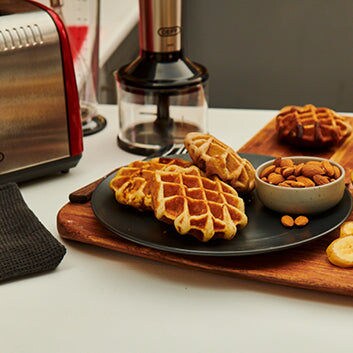 BANANA _ ALMOND WAFFLE RECIPE1